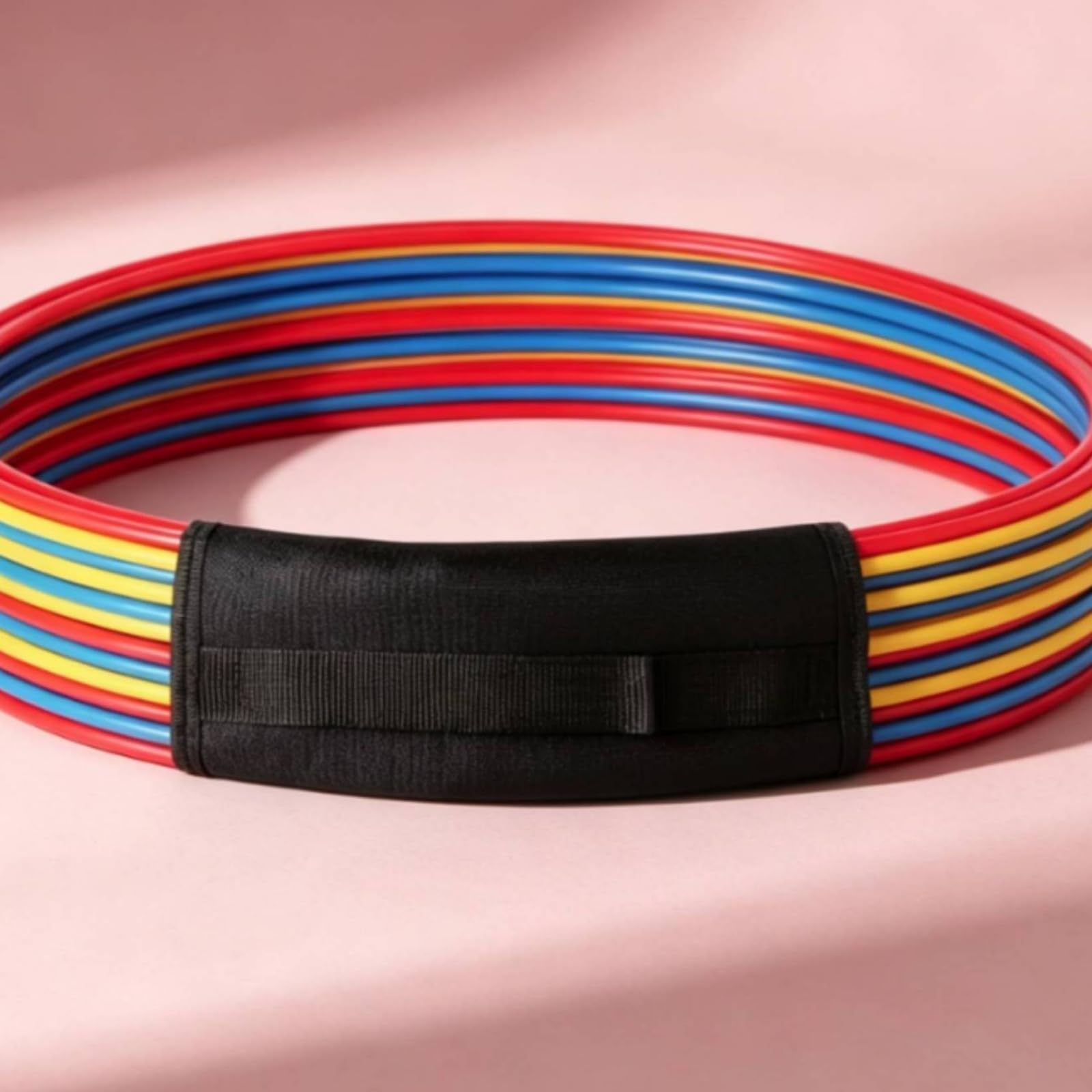 Qianly Cerchio Agility Allenamento Sportivo Cerchio Plastica Flessibile Materiale Resistente Anello Training per Fitness