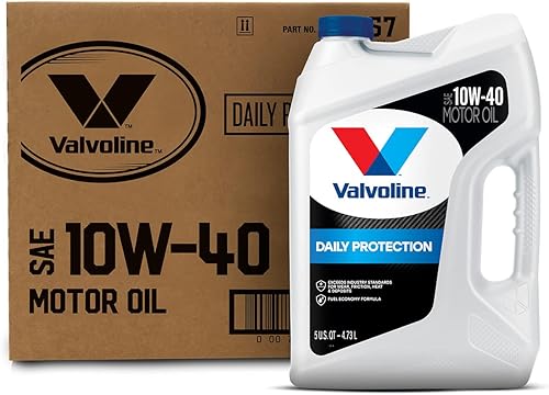 Valvoline - Aceite de motor Daily Protection convencional, 10W-40, protección diaria, 5 cuartos de galón, caja de 3 unidades