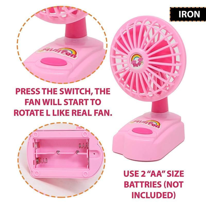 Pampam Mini Kitchen Utility Play Set, 6 Household Appliances with Light, Ages 3+ 1