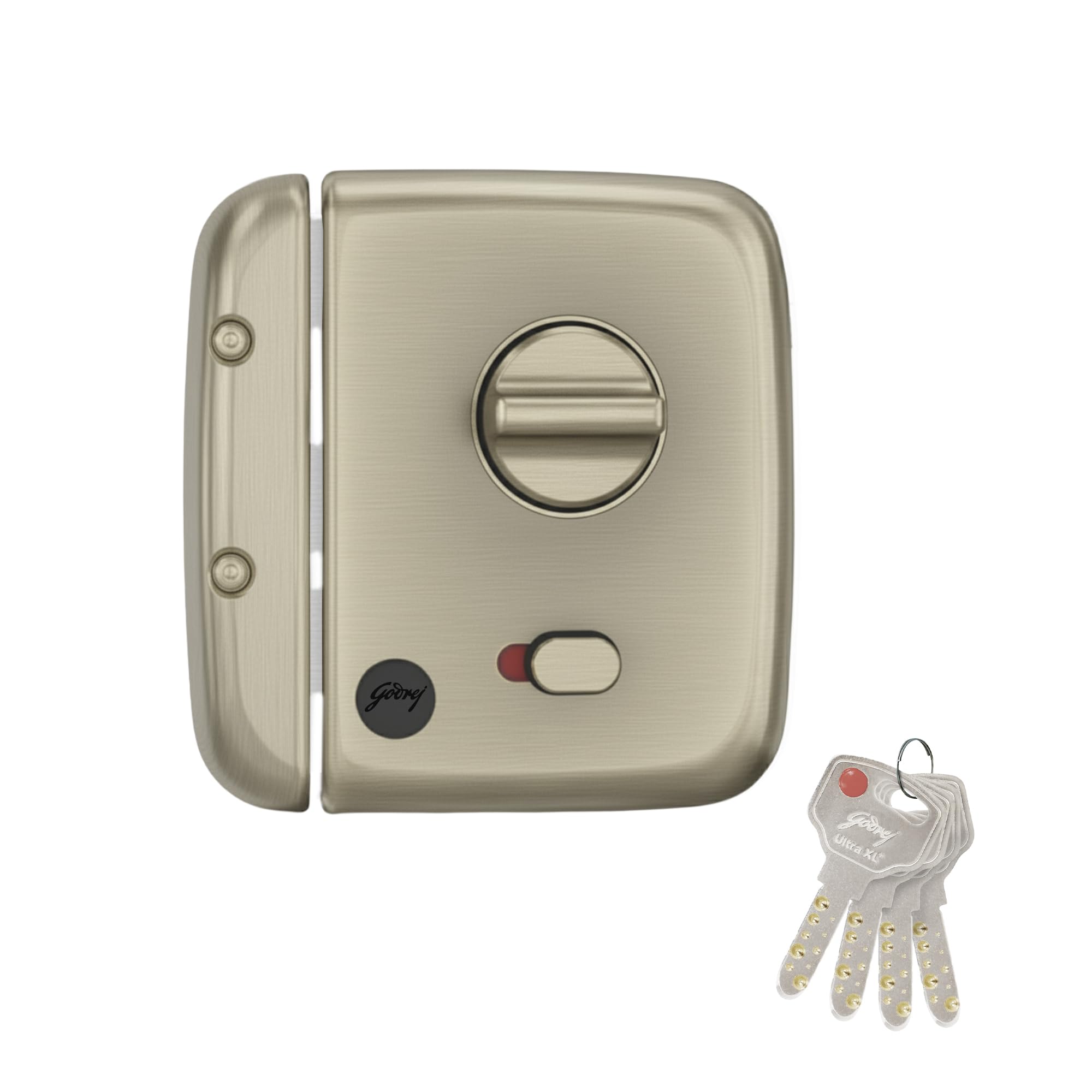 Godrej RimLock | Centaur Ultra XL+ Double Door Lock | World’s First Dual Motion Hybrid Lock | Main Door Lock | 14-Pin Ultra XL+ Cylinder | Key Combinations | Antique Brass Finish | 15-Year Warranty-image-7