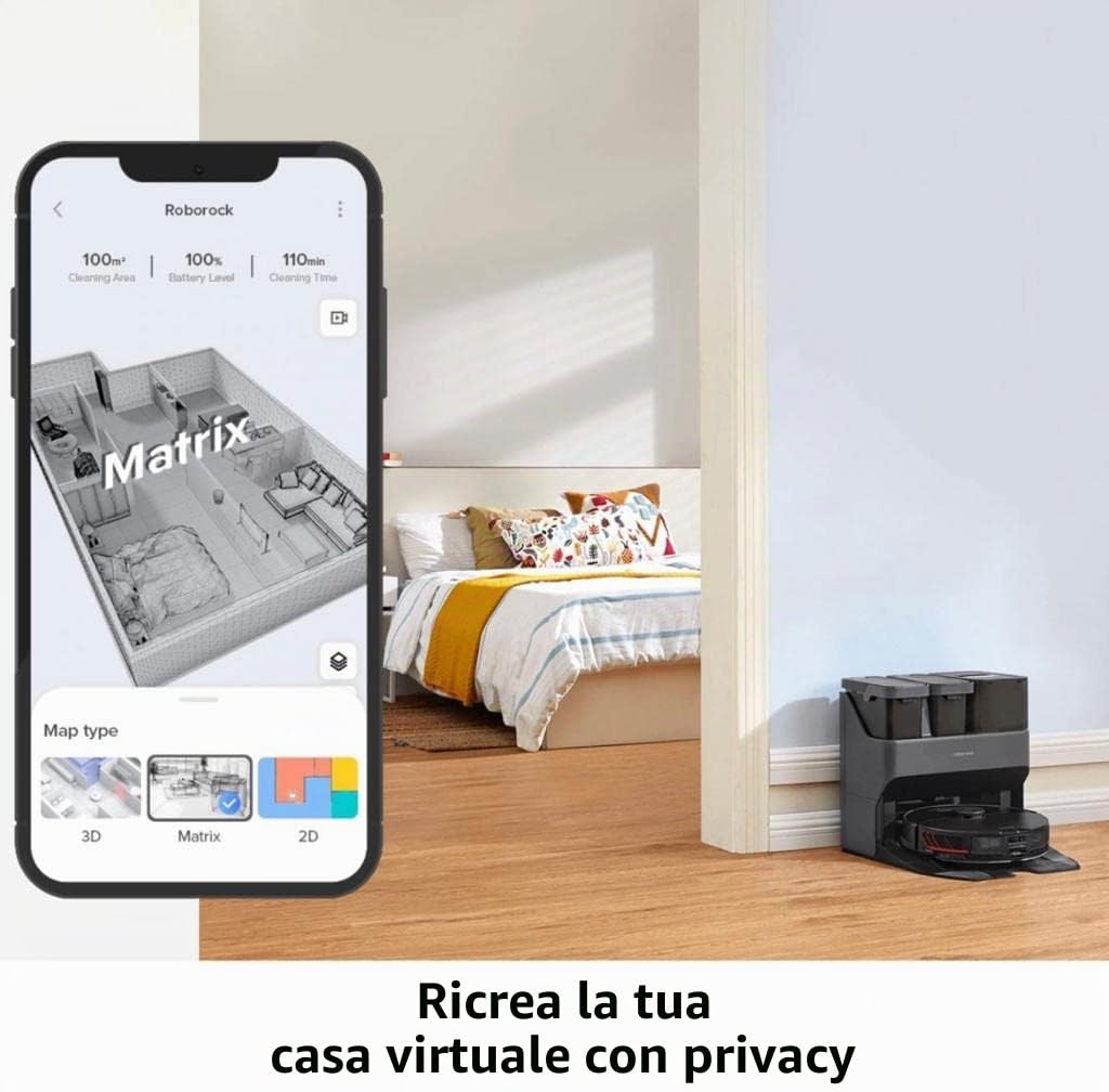 ROBOT ASPIRADOR ROBOROCK S7 MAXV FRIEGASUELOS AUTONOMÍA 180 MIN CONTROL POR WIFI