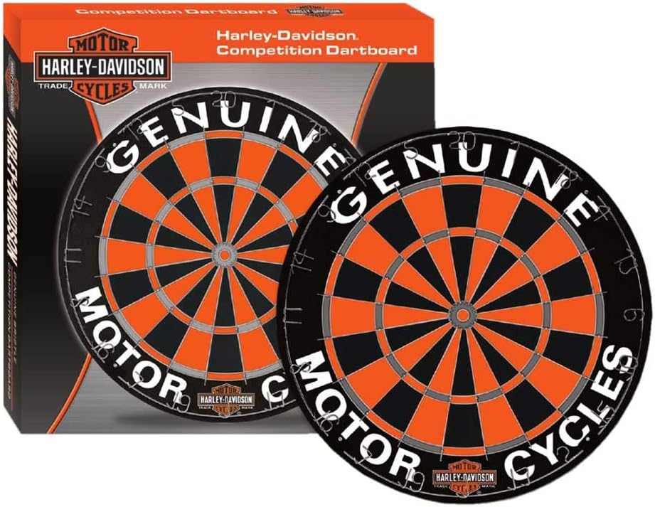 Harley-Davidson Genuine Competition Dartboard w/Harley Colors - 18 in. 61976