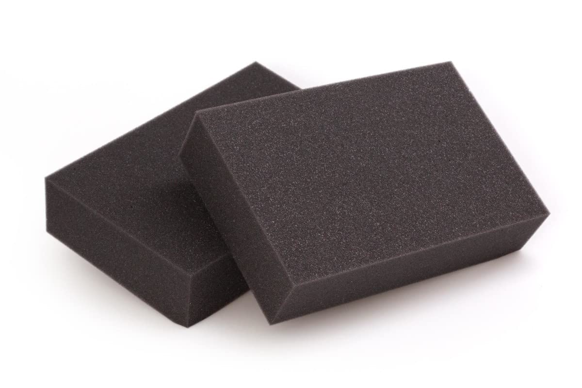 mySchaumstoff Schaumstoffplatte PU RG 26/35F Schaumstoff schwarz anthrazit 80x200 cm 5 cm