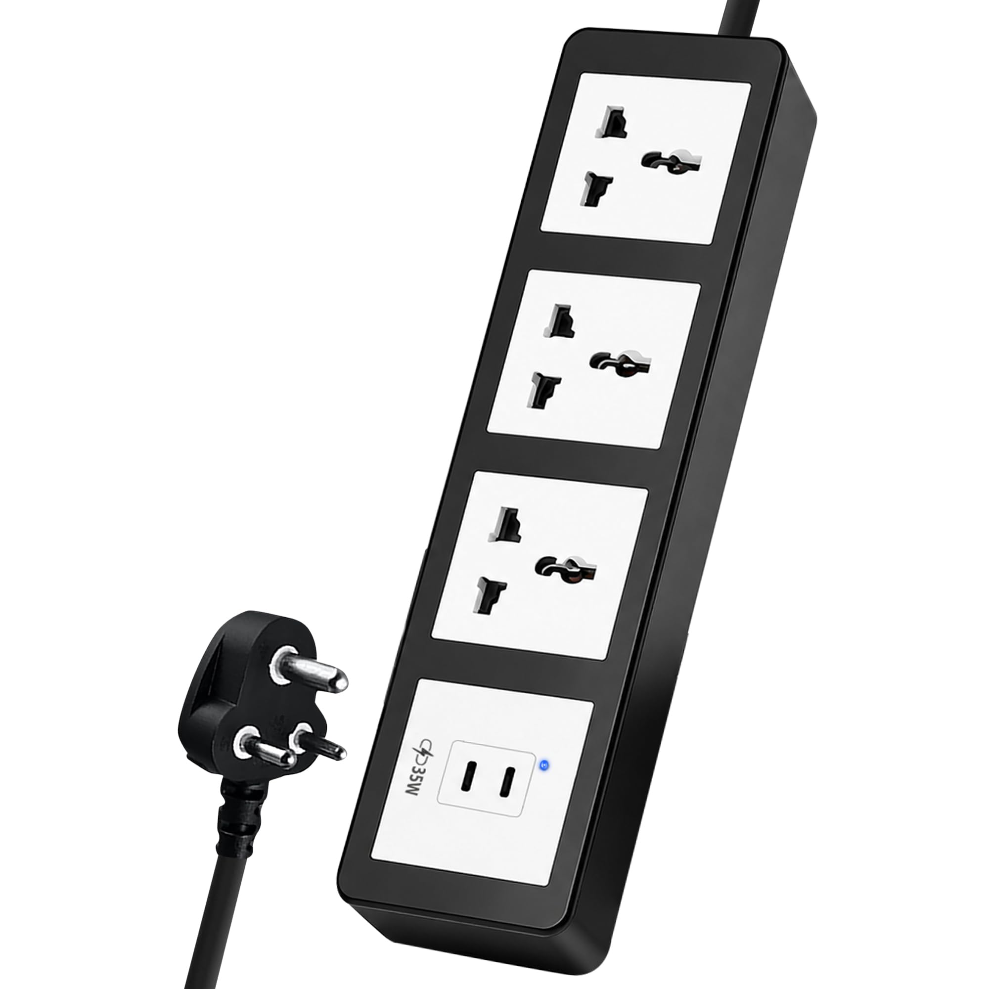 MX 6 Power Strip - 6 Sockets, Safety & Surge Protection -29