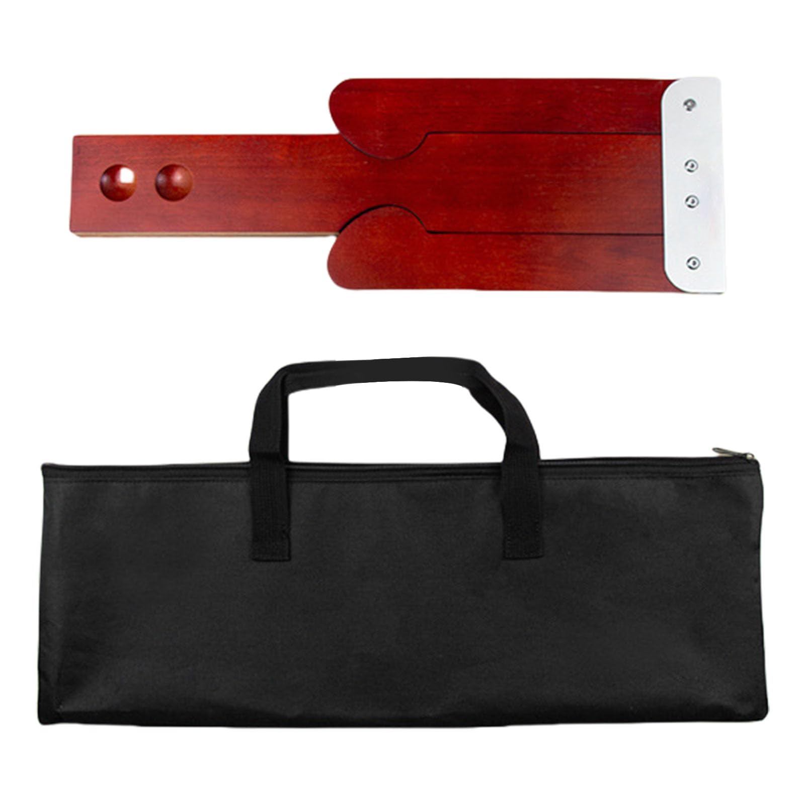 Tope de madera para violonchelo antideslizante en forma de T, protector de suelo portátil, con textura de madera para mejorar la estabilidad