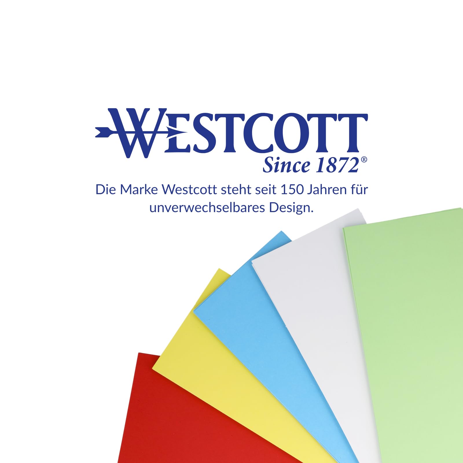 Westcott Trennstreifen 200 Stück Intensivfarben Mix (15er-Pack) | Robuste Heftstreifen 190g/m² für A4 Ordner | Trennblätter 10,5 x 24 cm | Register 2-fach-Lochung für DIN-A4 Dokumente | E-733321 00
