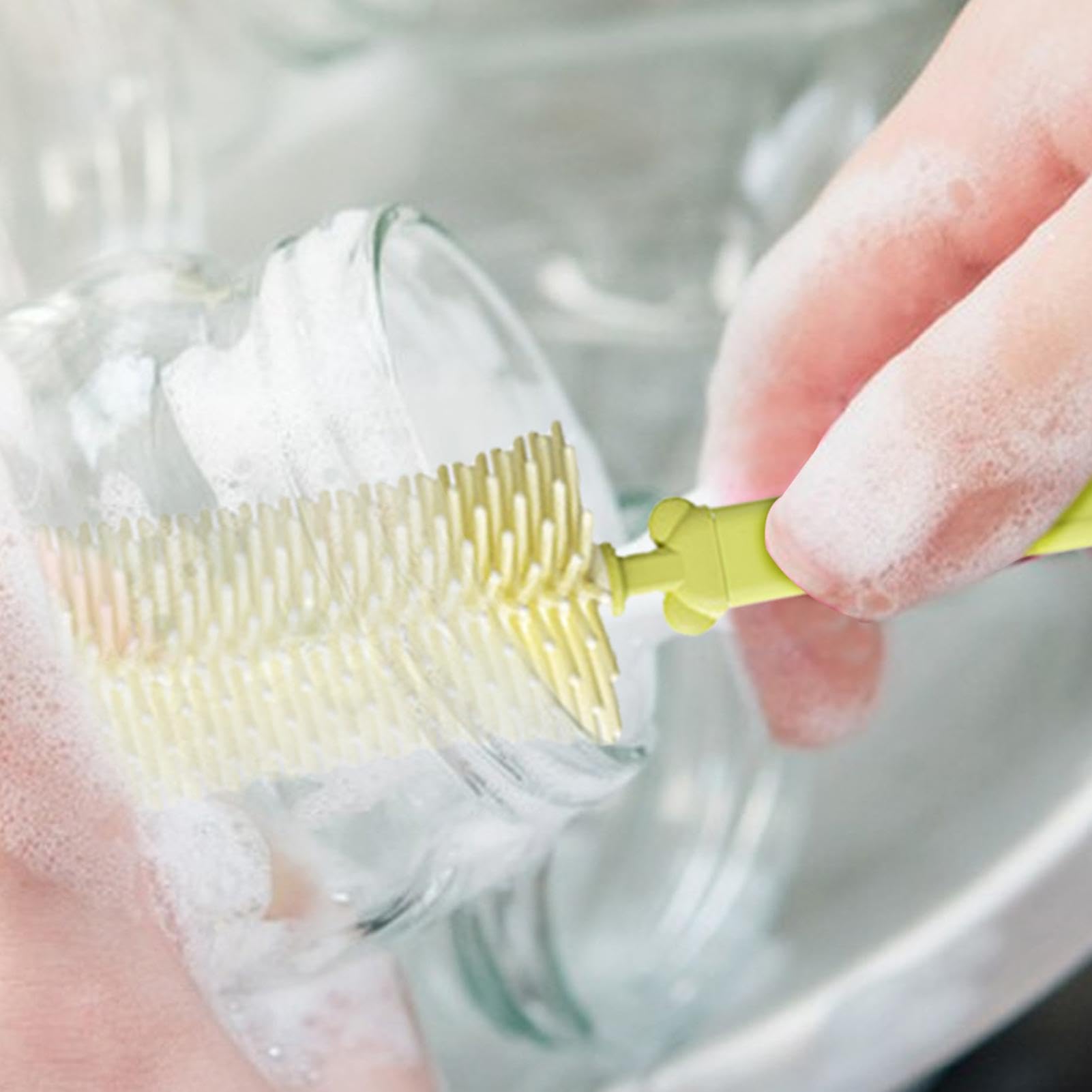 Flessenreinigingsborstels set van 10 - Nylon rietborstels voor het