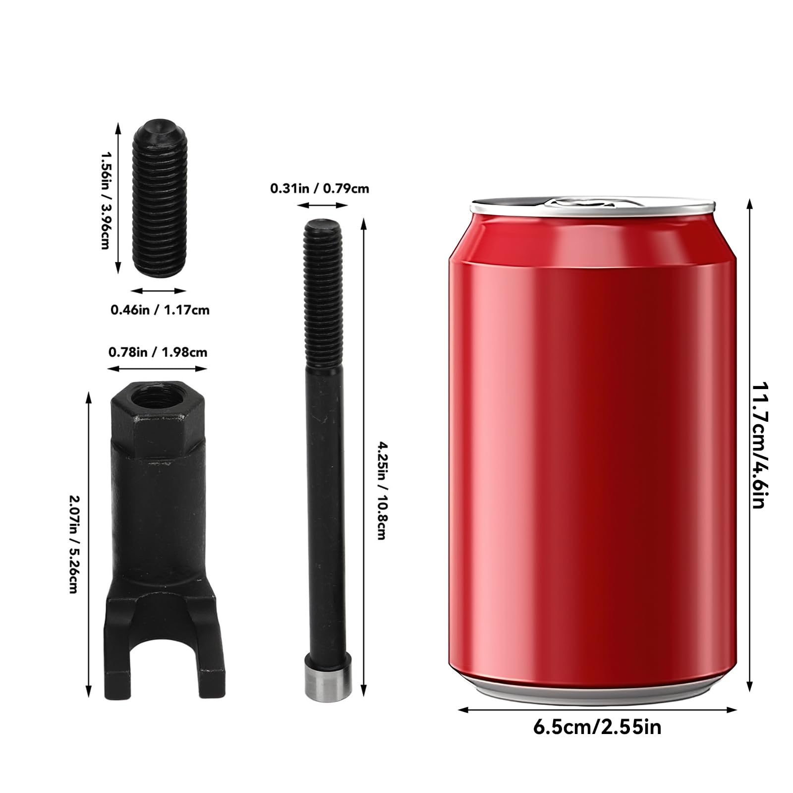 Tissting Kit di Strumenti per la rimozione degli iniettori di Carburante, 3418 Estrattore di Ricambio per iniettori Motore per 6,7 Litri Powerstroke DIESELSs F‑450 F‑550 2011-2018