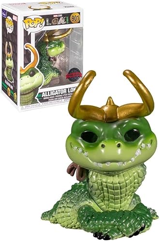 Funko Marvel Loki Pop! Alligator Loki Vinilo Bobble-Head Hot Topic Exclusivo Multi None