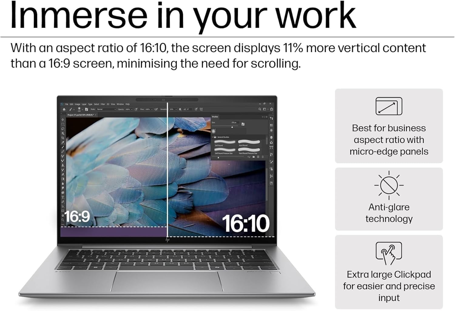 HP ZBook Firefly 14 G11 Mobile Workstation AI Laptop (14" FHD+, Intel Core Ultra 7 165U, 32GB DDR5, 1TB SSD) For Engineer, Designer, 5MP IR Webcam, Fingerprint, Backlit, 2x Thunderbolt 4, Win 11 Pro
