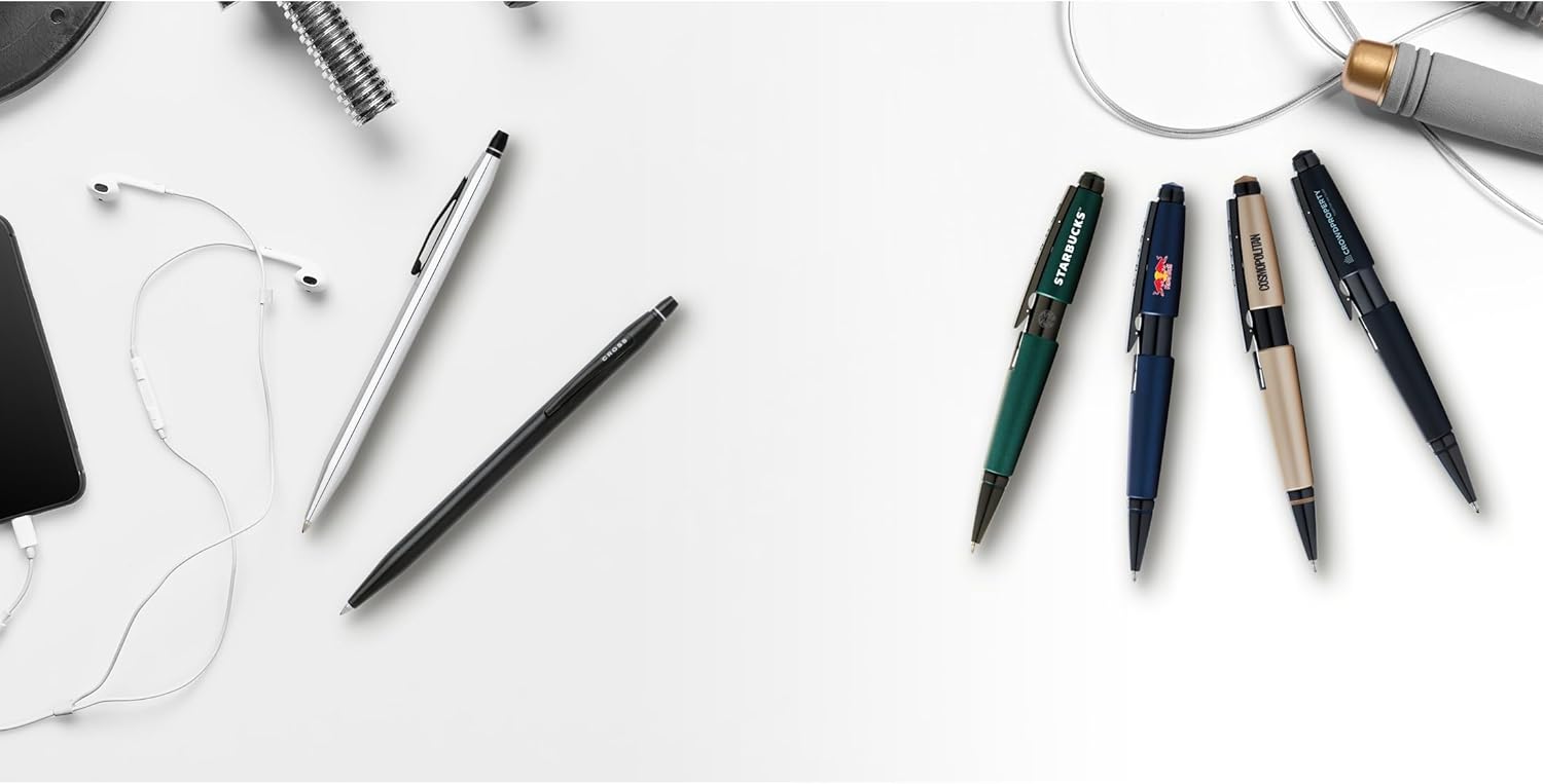 Cross Click Black with Black Appointments Selectip Rollerball Pen - High-End Writing Tool for Versatile Use - Smooth Writing & Journaling - Elegant Accessory - Long-Lasting - Black Ink