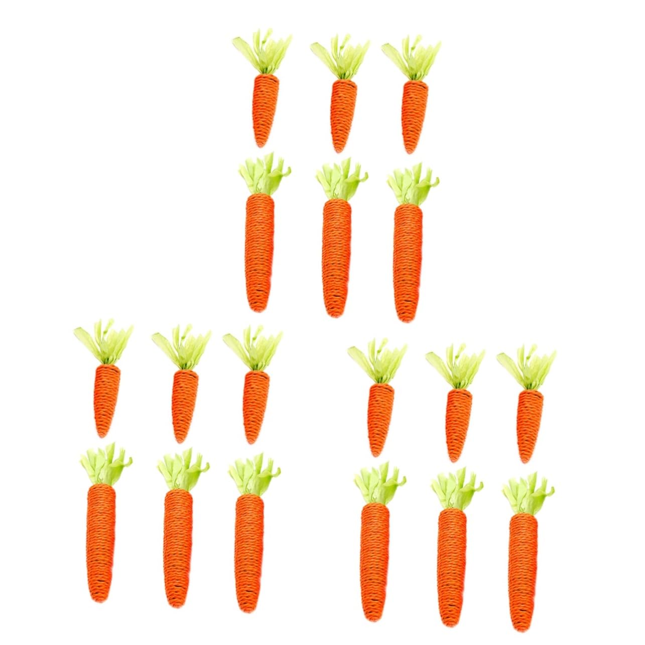 Sosoport 18pezzi Giocattoli Da Masticare Per Gatti Forma Di Carota Divertenti Giochi Interattivi Per Cani e Piccoli Animali Domestici Di Masticazione Per Cani e Gatti Perfetti Per Gioco e
