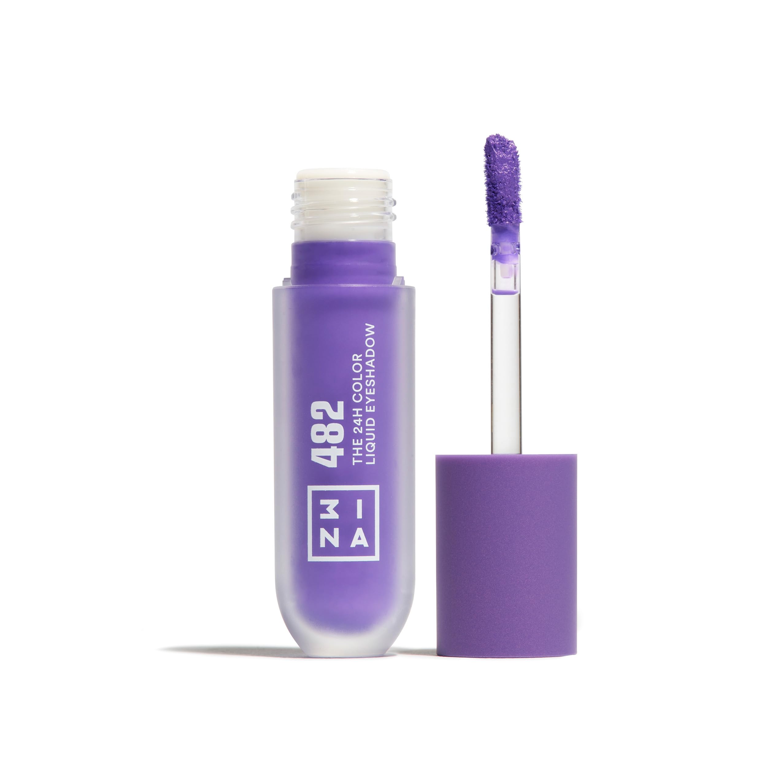 3INA MAKEUP - The 24H Color Liquid Eyeshadow 482 - Elektrisches Violett Flüssiger Lidschatten - 24H Langanhaltende - Wasserfeste Formel - Leichte und Cremige Textur - Vegan - Cruelty Free