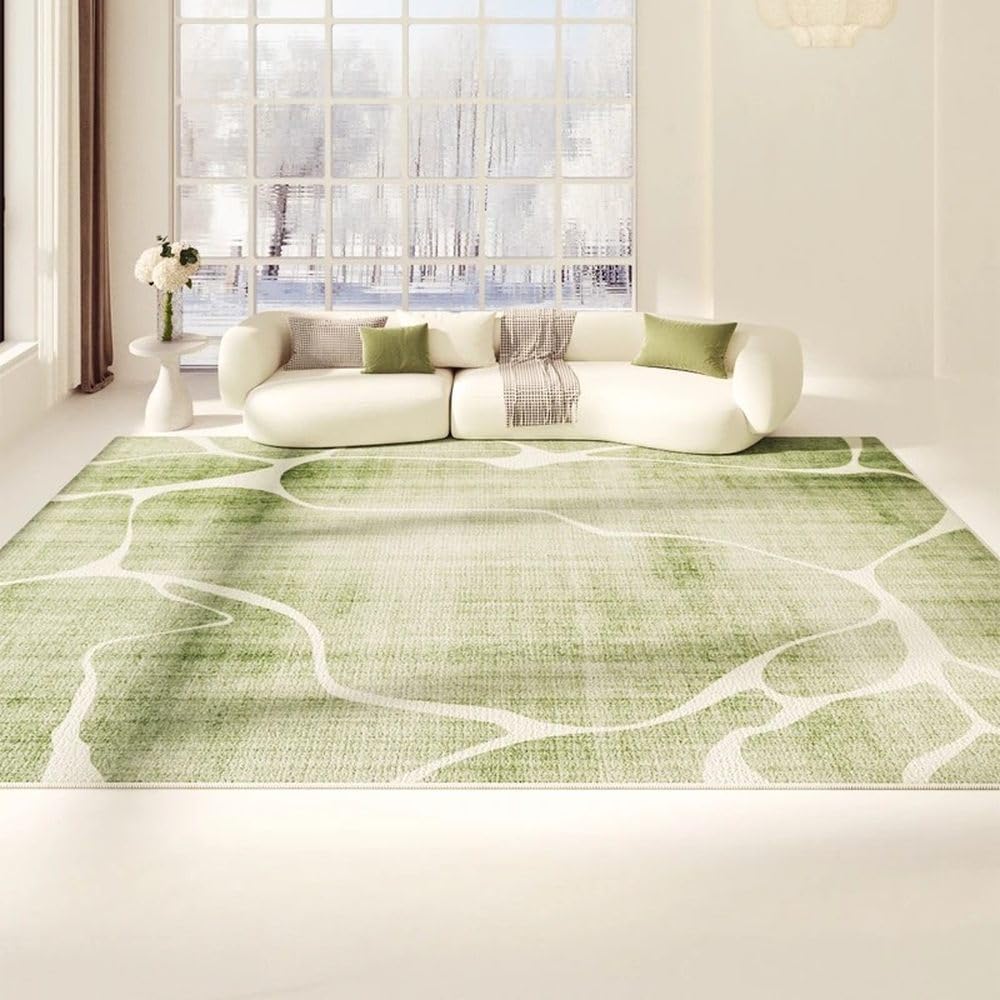 Tapis vestiaire et balcon de loisirs vert pour réchauffer un sol froid 100x150cm