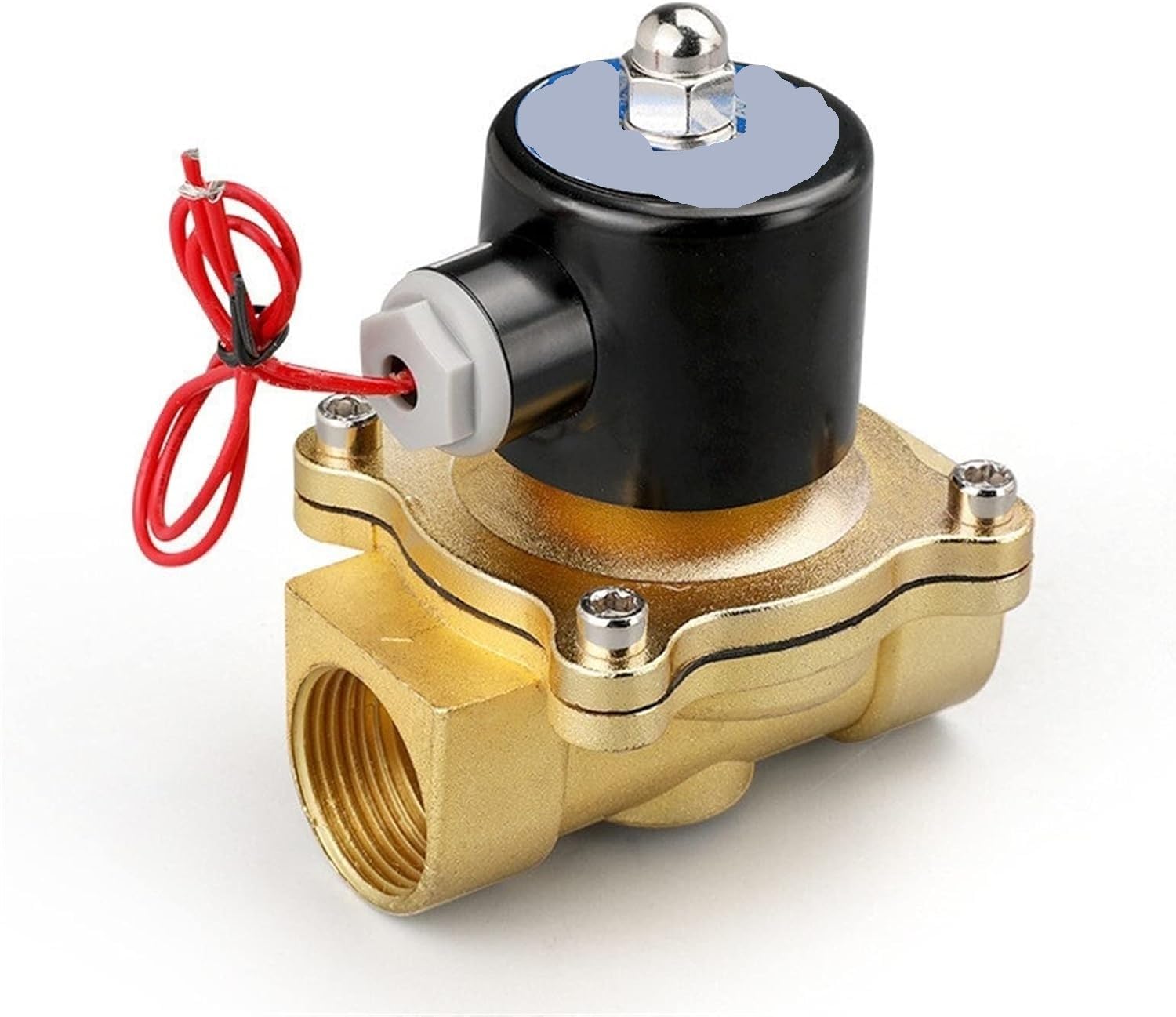Electric Solenoid Valve DN8/50 - Normally Closed for Water, Oil, and ES - 12V, 24V, 220V Compatible(220v DN20)