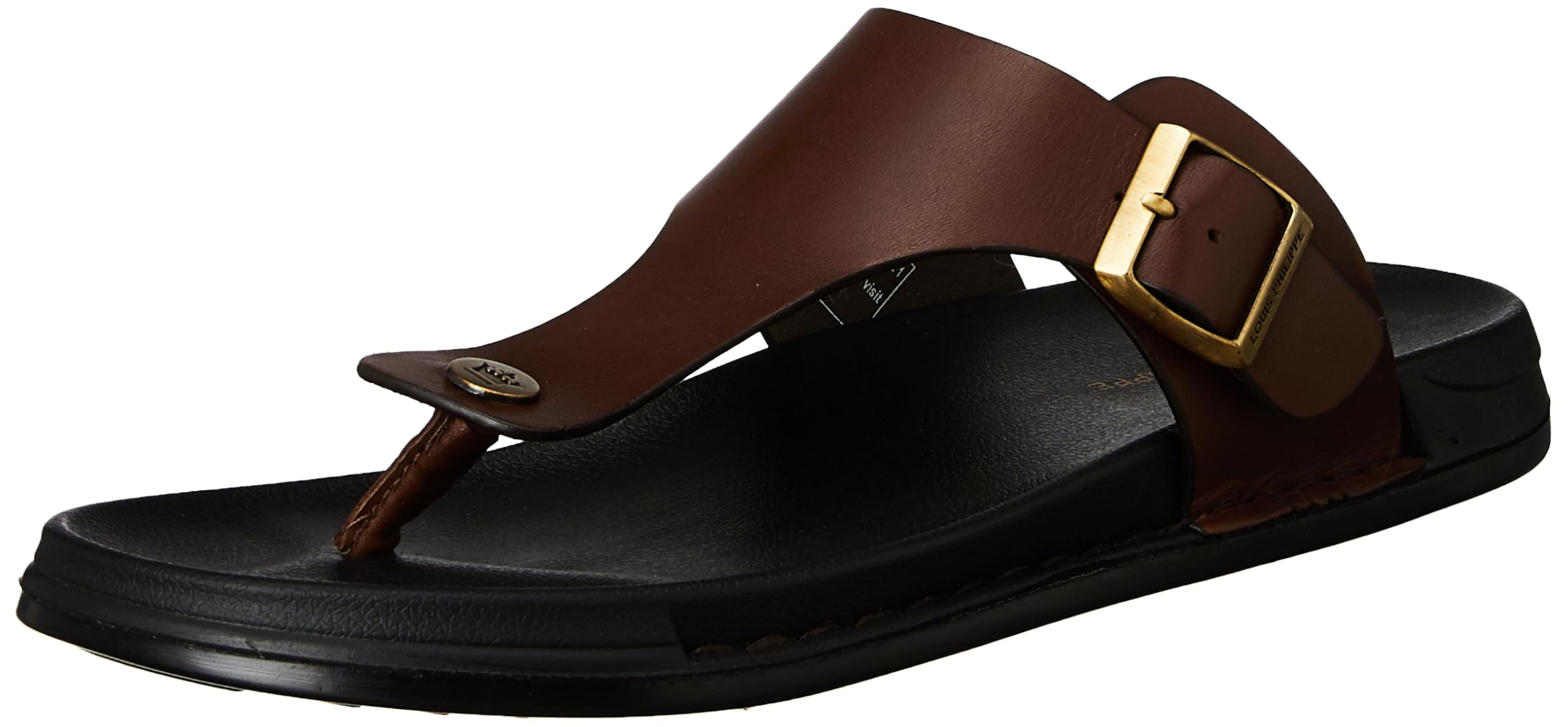 louis philippe Mens_Leather_Sandal_LPSMURGFF90100_Brown_43-picture-22