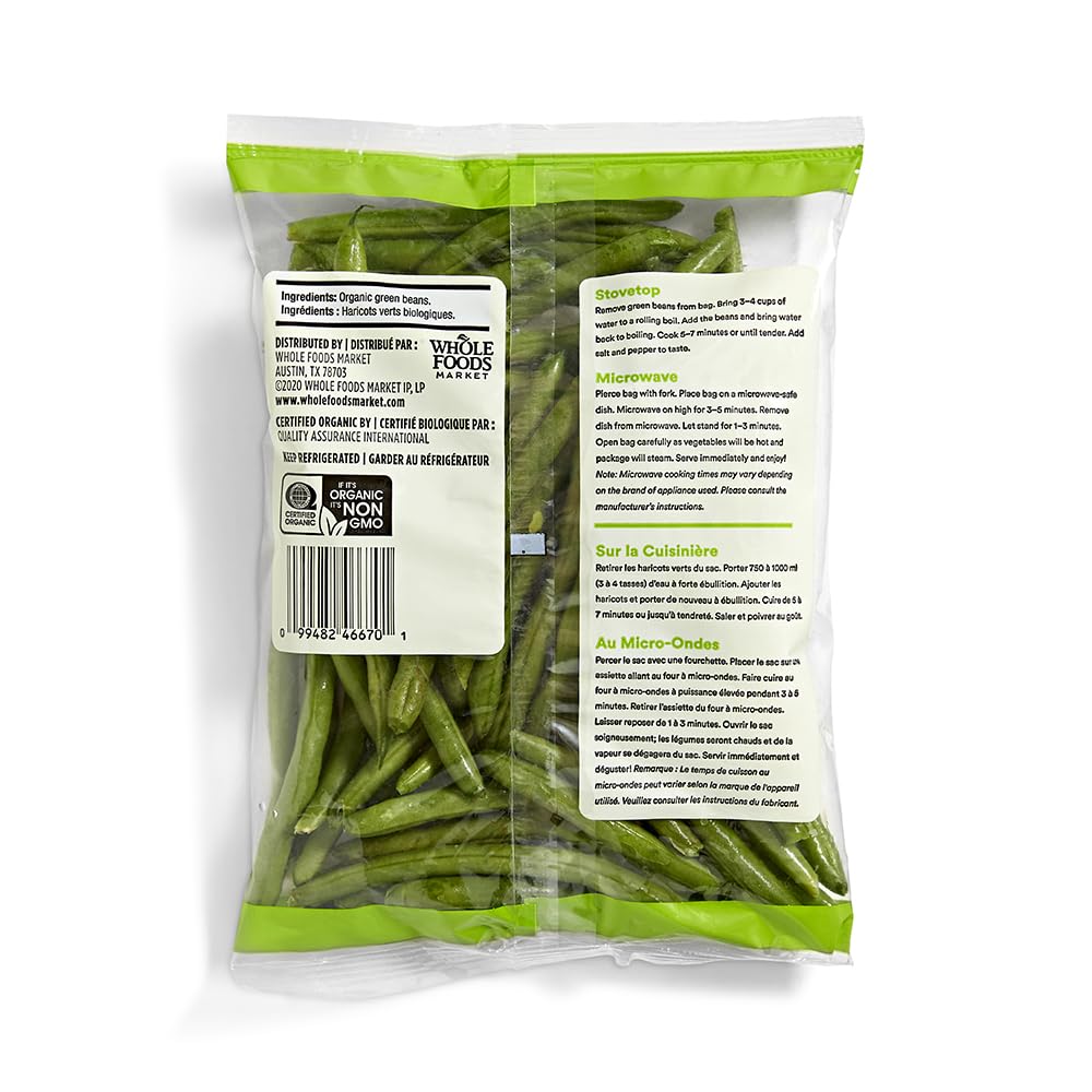 365 by Whole Foods Market Organic Trimmed Green Beans 12 OZ — view 2