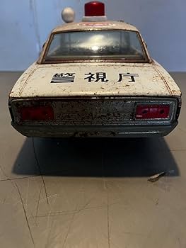 Amazon.co.jp: 当時物 レトロ ブリキ イチコー パトカー 警視庁