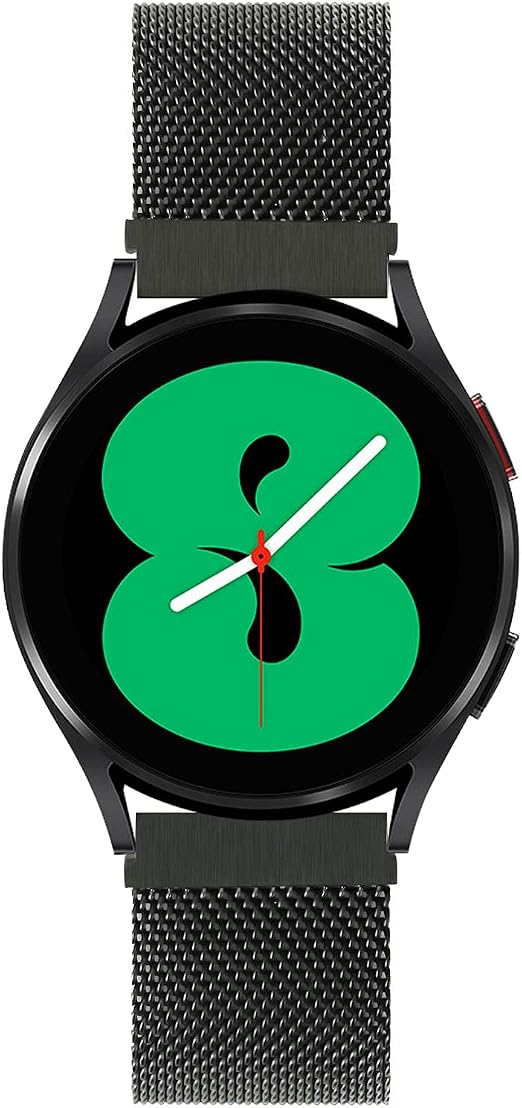 Amazon.com: Koreda - Extensible compatible con Reloj Samsung Galaxy de 42  mm (1.654 pulgadas) / correas deportivas para Reloj Galaxy, correa de malla  de acero inoxidable de 20 mm 0.787 pulgadas de