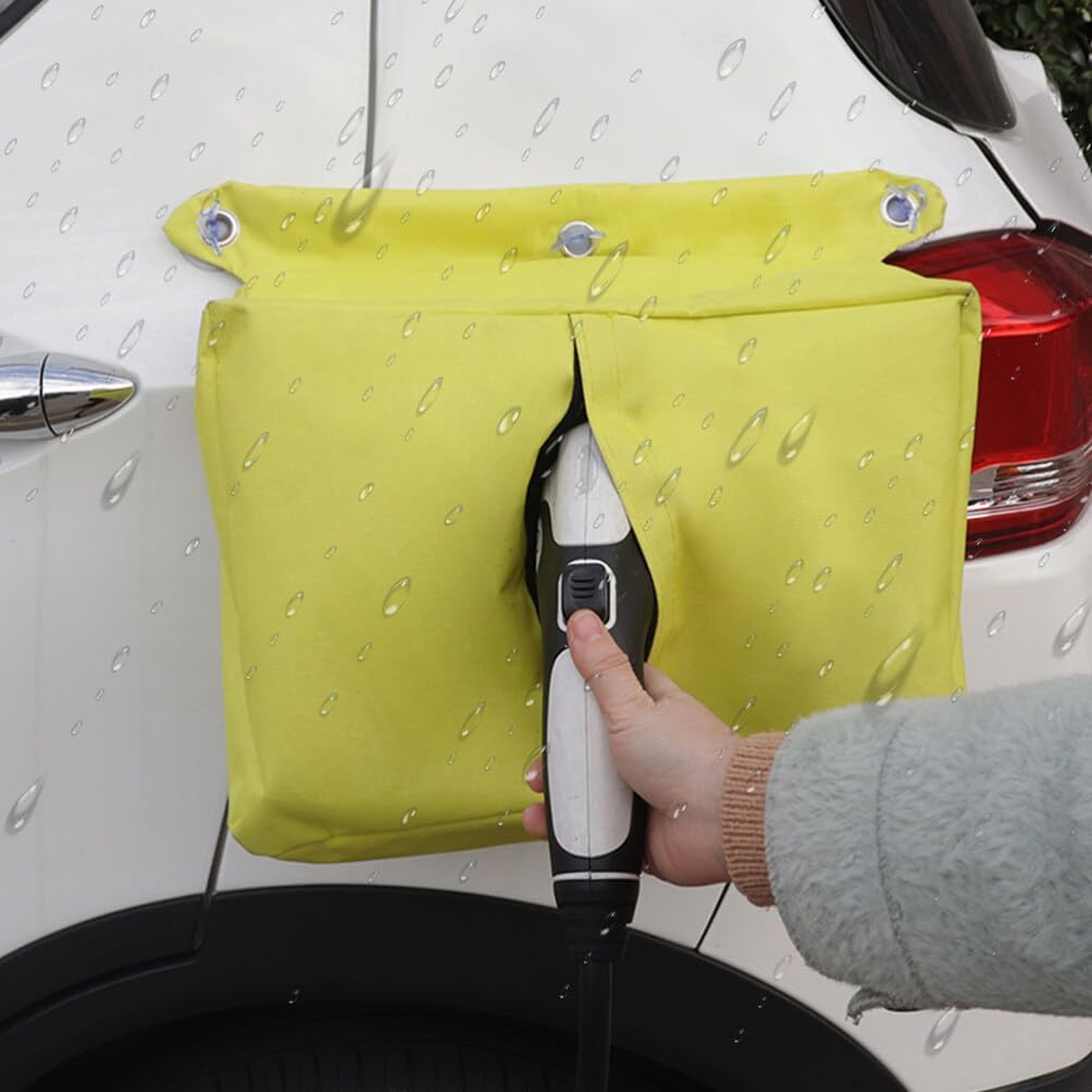 FAVOMOTO EV Charger Plug Port Cover: Waterproof Dustproof Protection for Electric Car Charging Connectors, Universal Fit Electric Vehicle Charging Port Protector Seal