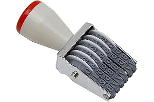 6 Digit Roller Stamp