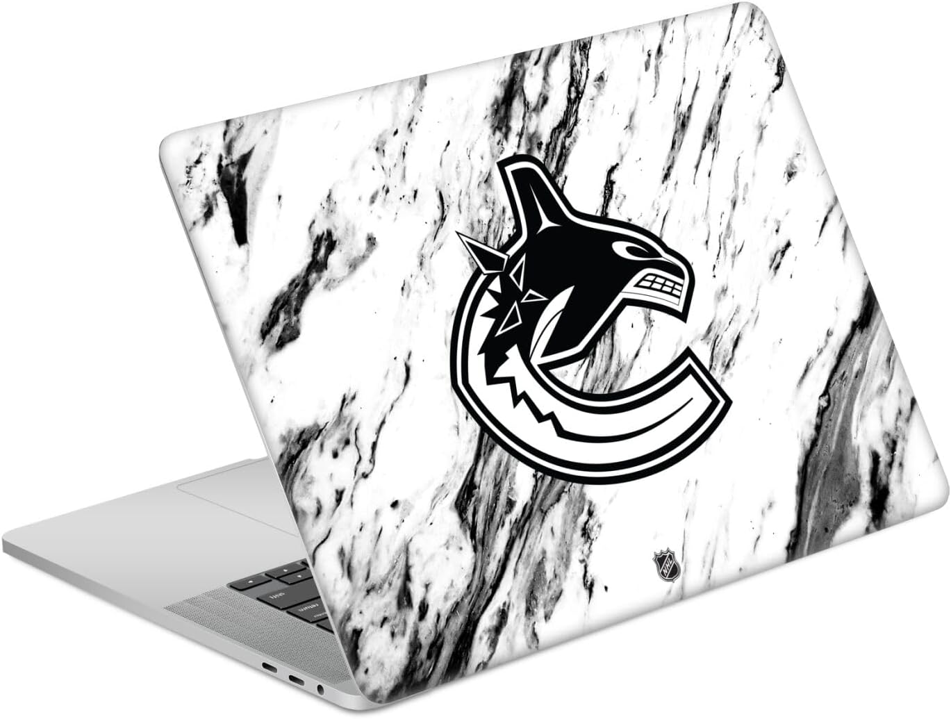 Head Case Designs Officially Licensed NHL Marble Vancouver Canucks Vinyl Sticker Skin Decal Cover Compatible with MacBook Pro 16" A2141