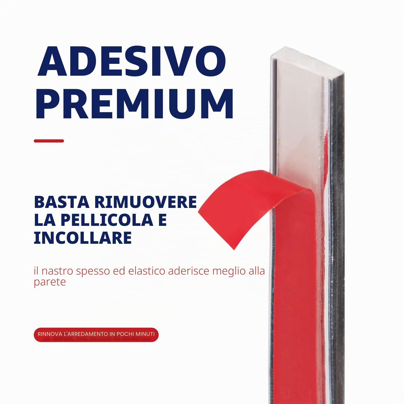 Art3dwallpanels Bordo autoadesivo flessibile in acciaio inox da 9,2 m, per decorare gli angoli
