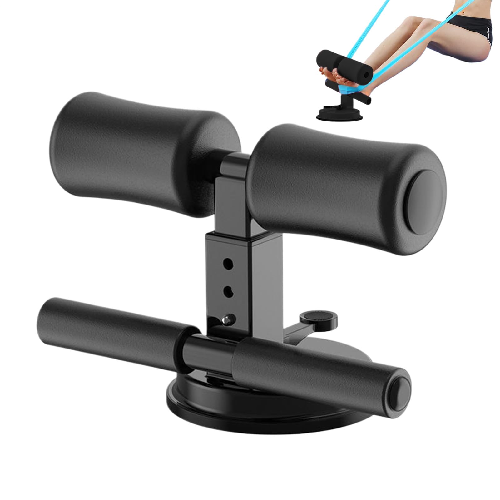 Soporte de pies para barra de site con ventosas para ejercicio abdominal en casa 8