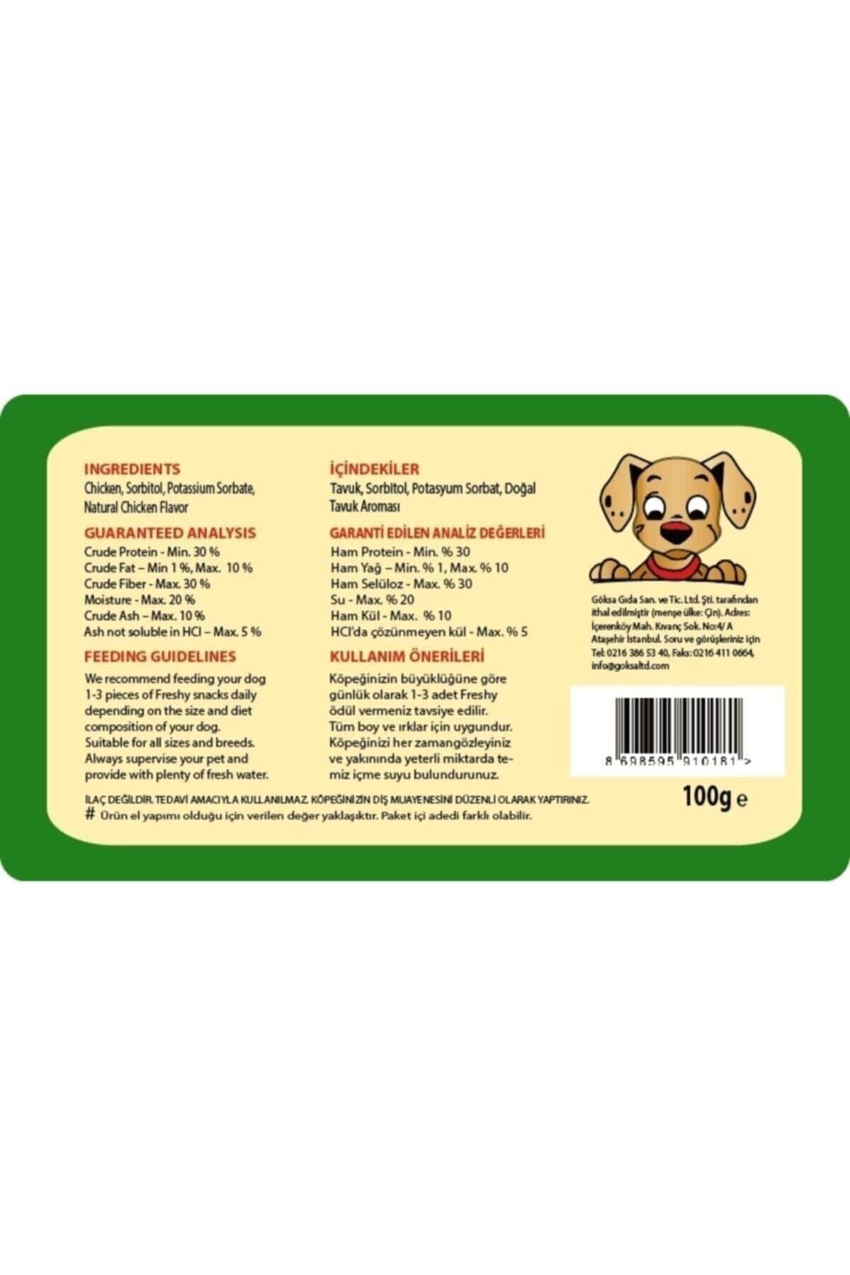 irem Freshy Mini Sausages Tahılsız Sosis Köpek Ödülü 100 gr 20 Adet