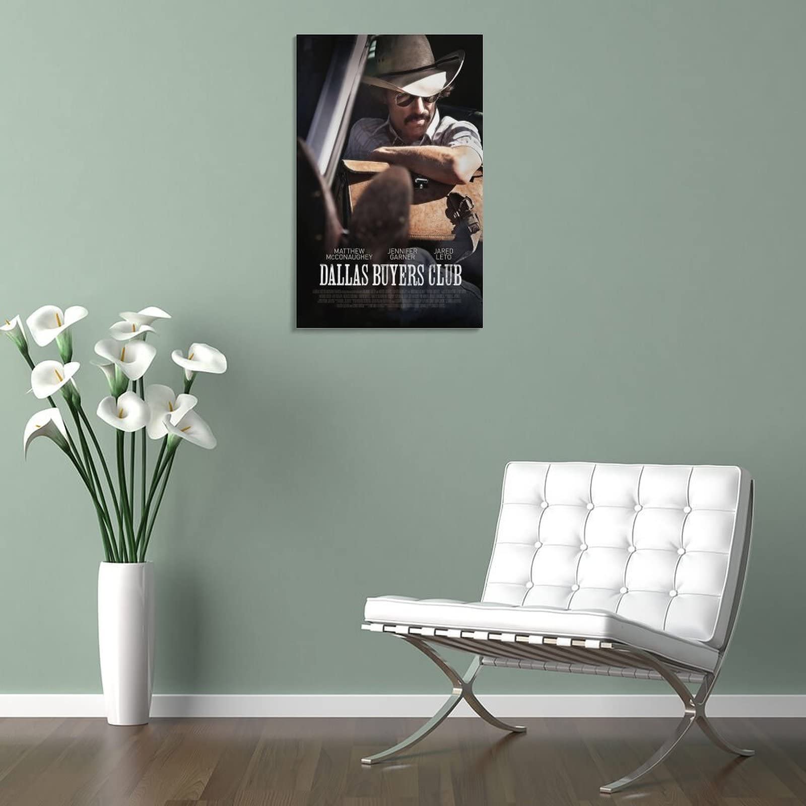 Poster di film commedia drammatica di Dallas Buyers Club, dipinto decorativo su tela, per soggiorno, camera da letto, 40 x 60 cm