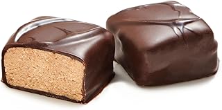 Halvah Chocolate Squares One Pound - Kosher Halva Chocolates, Dairy Free, 20 Ounce