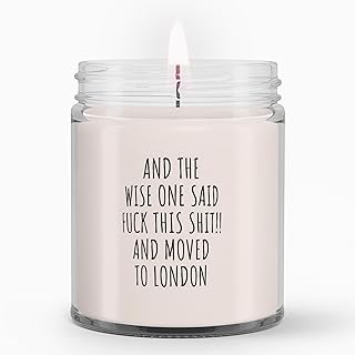 Moving to London Gift, Moving to The UK, London Candle, Moving to London Candle, Moving Away Gift, Immigrating to London Candle Vanilla 9oz