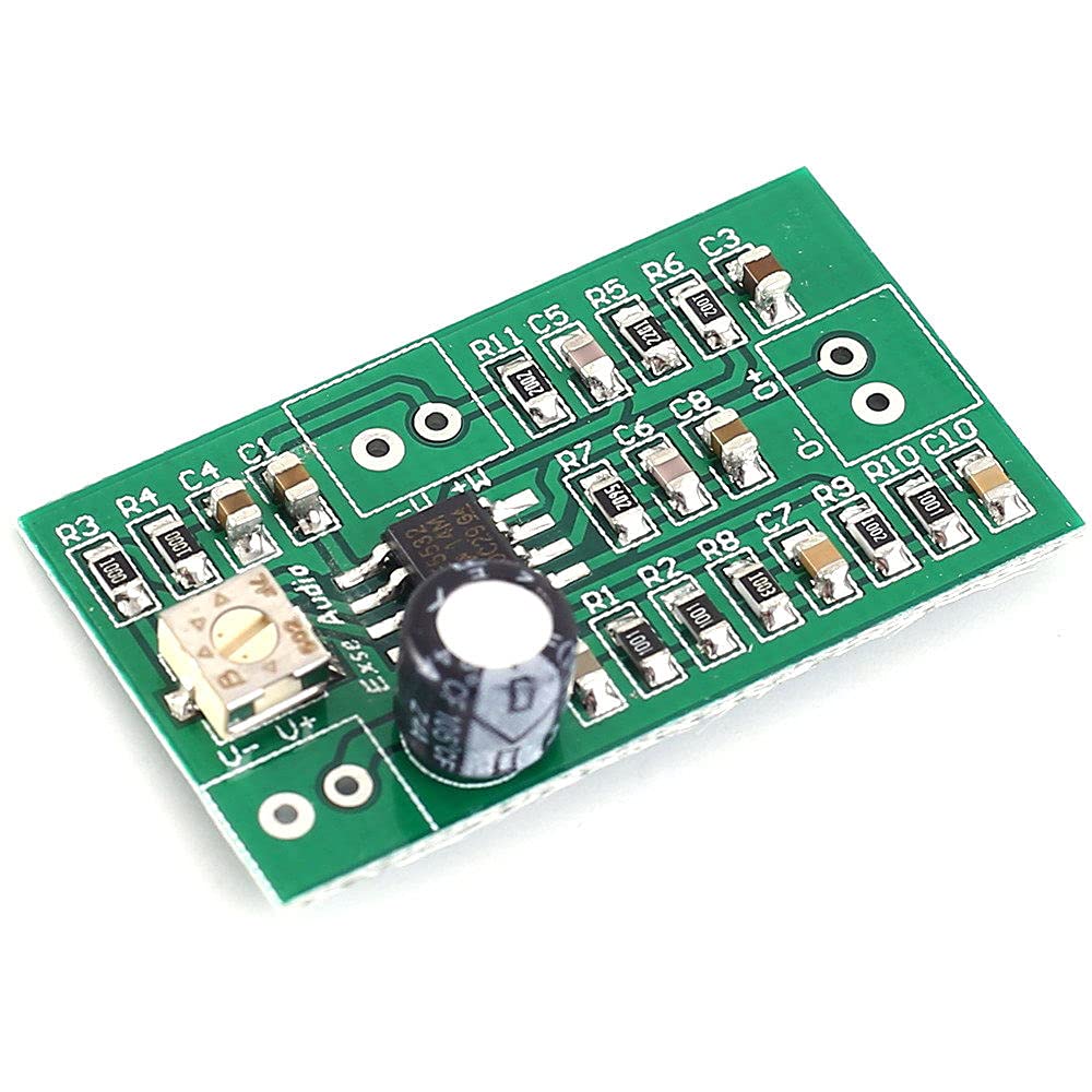 NE5532 Mono Voice Collection Module DC 3V 5V 12V Audio Monitoring Audio Pickup MIC Amplifier Board