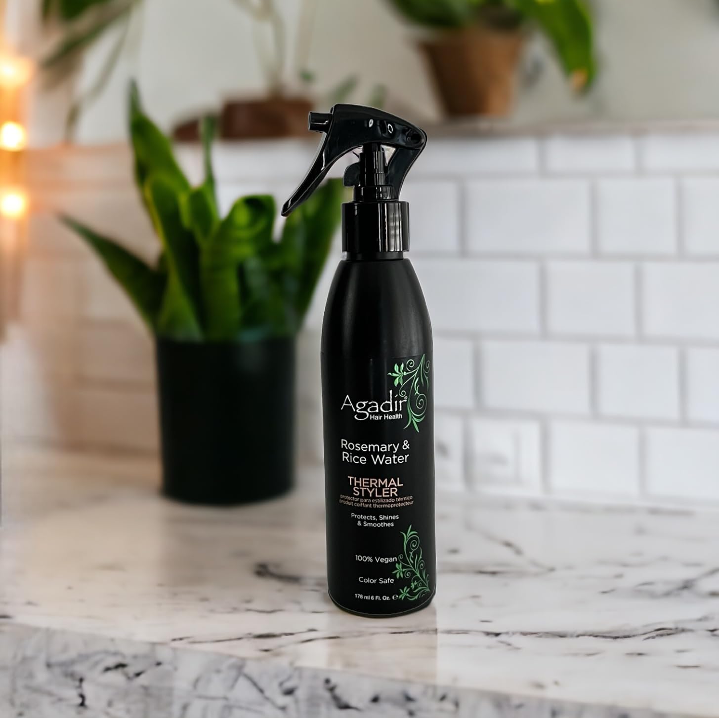 Agadir Rosemary & Rice Water Thermal Spray 6 oz. - Image 2