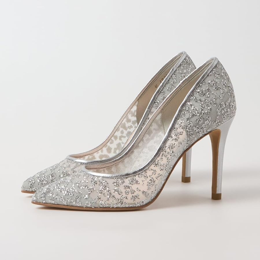 Amazon | [ダイアナ] パンプス 日本製 銀 シルバー 22.0cm