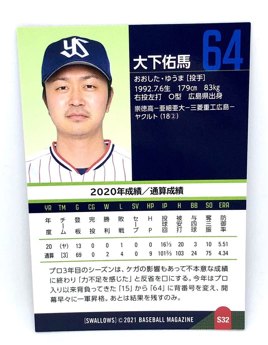 ヤクルトスワローズ選手支給品 背番号66 ヤクルトスワローズ選手支給品 背番号66