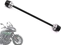 Vista 12 de MC MOTOPARTS Protector de choque compatible con KLZ 1000 2017-2018 de titanio para eje de rueda delantera