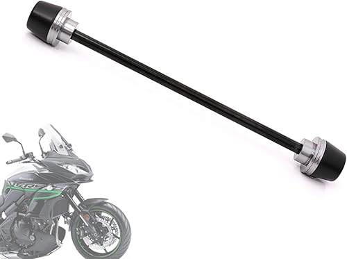 Miniatura 4 de MC MOTOPARTS Compatible con Z900 RS Café 2018-2019 Titanio eje rueda delantera horquilla Sliders Protectores Crash Protector