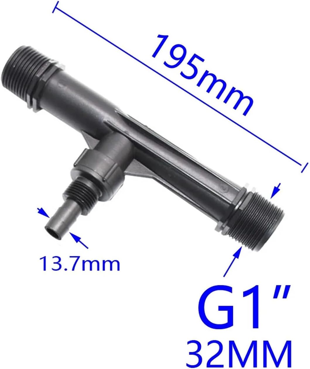 Garden Supplies Irrigation Venturi Tube 1/2" 3/4" 1" 1.5" Male Thread Agriculture Venturi Fertilizer Injector Automatic Fertilization Tap 1 Pcs Nozzle(Yellow)
