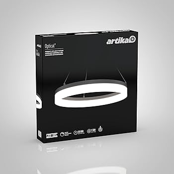 Artika Optical Ring Pendant LED-Integrated Light Fixture