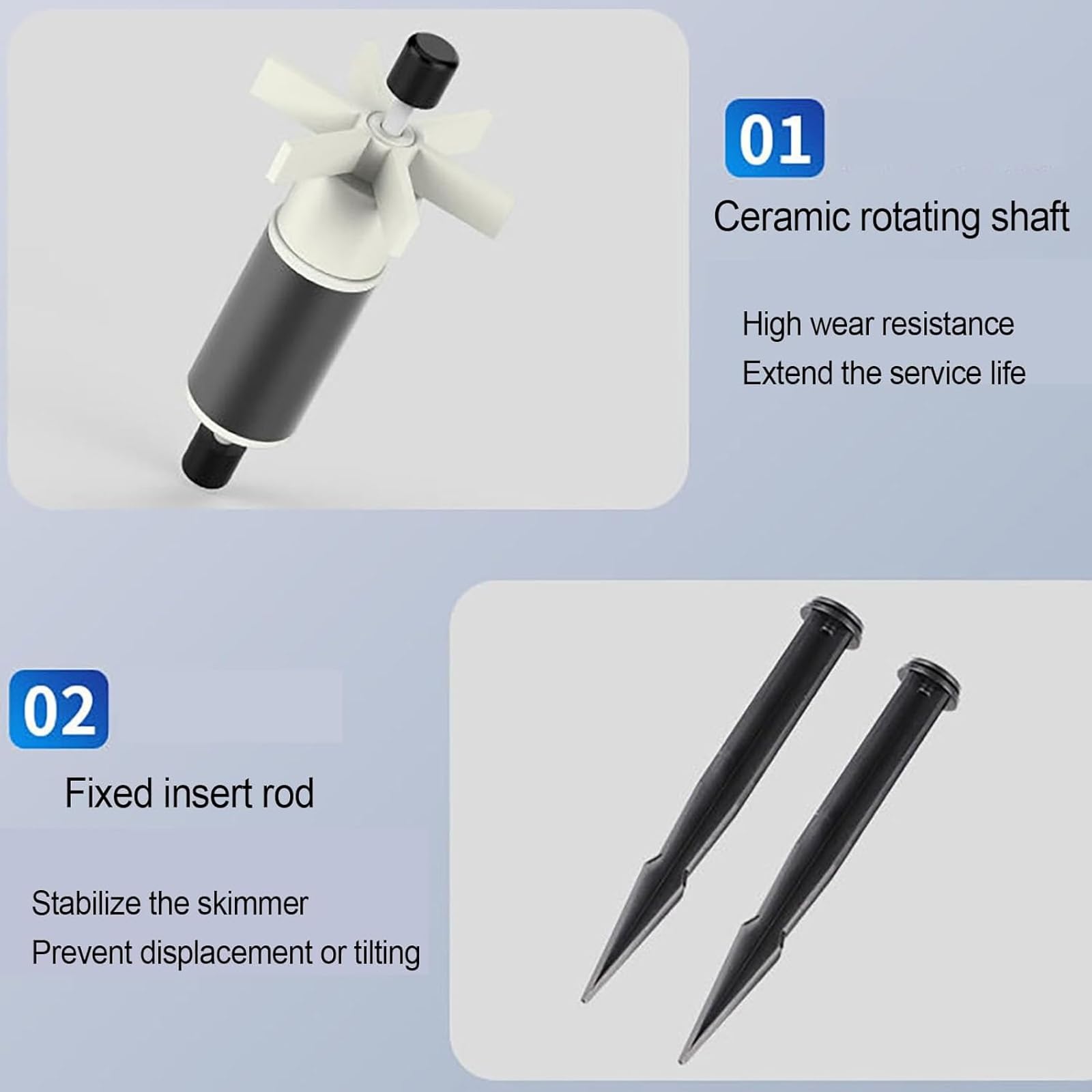 Skimmer galleggiante per laghetto, aspiratore per foglie e detriti, 3 modalità di fontana, strumento di pulizia ideale per giardino, patio, cortile, collettore di foglie di superficie
