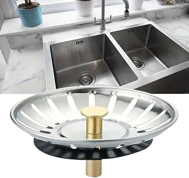 Paslanmaz  elik Mutfak Evye Lavabo S zgeci Lavabo Gideri At k G da T pas