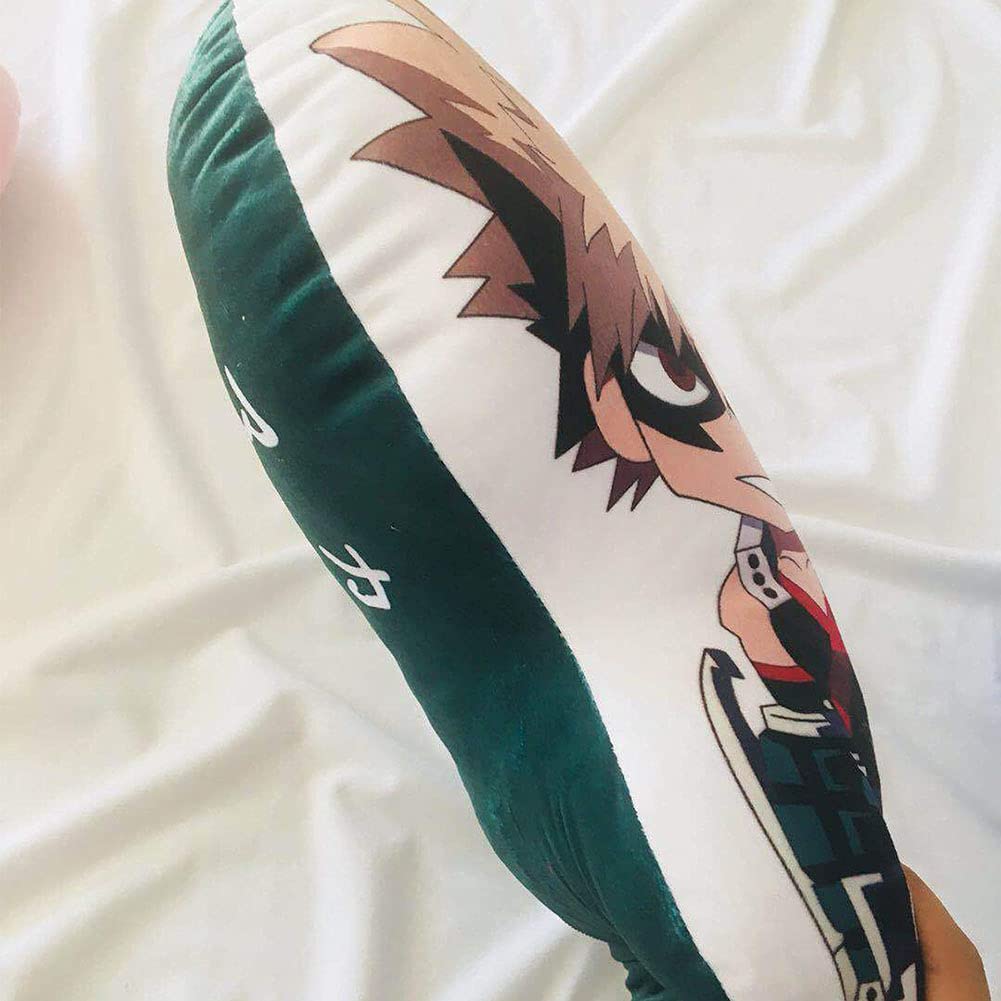 My Hero Academia - Cuscino in peluche a tema anime, motivo: Todoroki Shoto, Bakugou, Katsuki, Midoriya, Izuku, cuscino decorativo per casa, divano, 48 cm