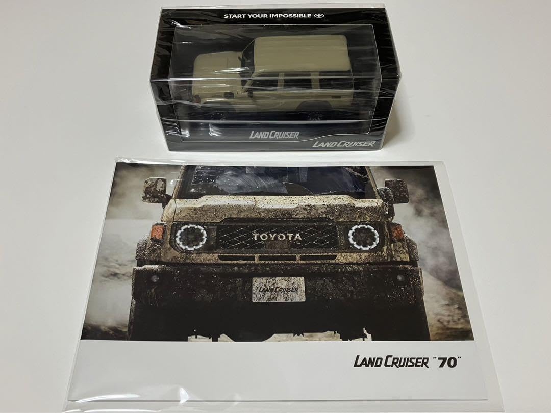 トヨタ　ランドクルーザー 70 カラーサンプル ランドクルーザー70 ミニカー カラーサンプル トヨタ博物館