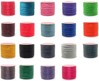 4pcs MM Round Wax Line for Leather Sewing and Hand Stitching Cord