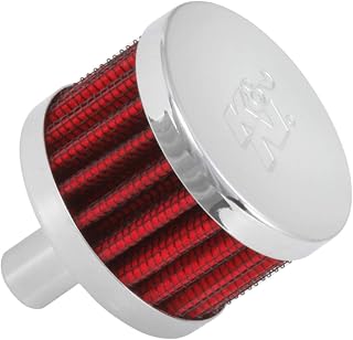 K&N Vent Air Filter/ Breather: High Performance, Premium, Washable, Replacement Engine Filter: Filter Height: 1.5 In, Flange Length: 0.875 In, Shape: Breather, 62-1015