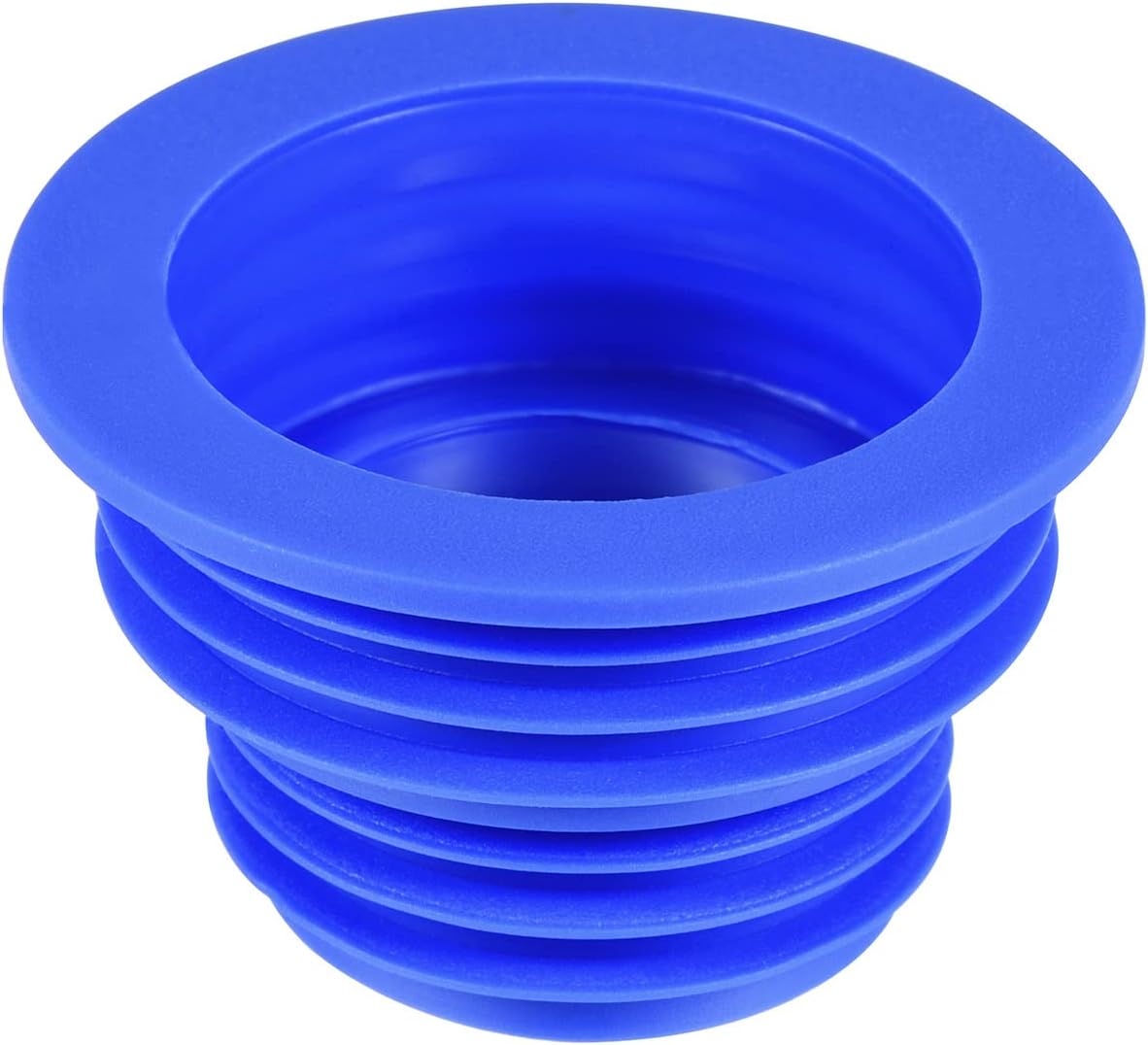 MECCANIXITY Drain Pipe Seal Hose Silicone Plug Sewer Sealing Ring Connector for Kitchen Bathroom, Blue