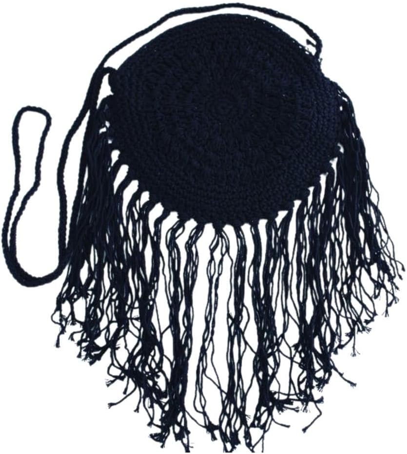 Chic Handmade Round Crossbody Crochet Purse: Elevate Your Style with This Exquisite Artisan-Crafted Fashion Accessory