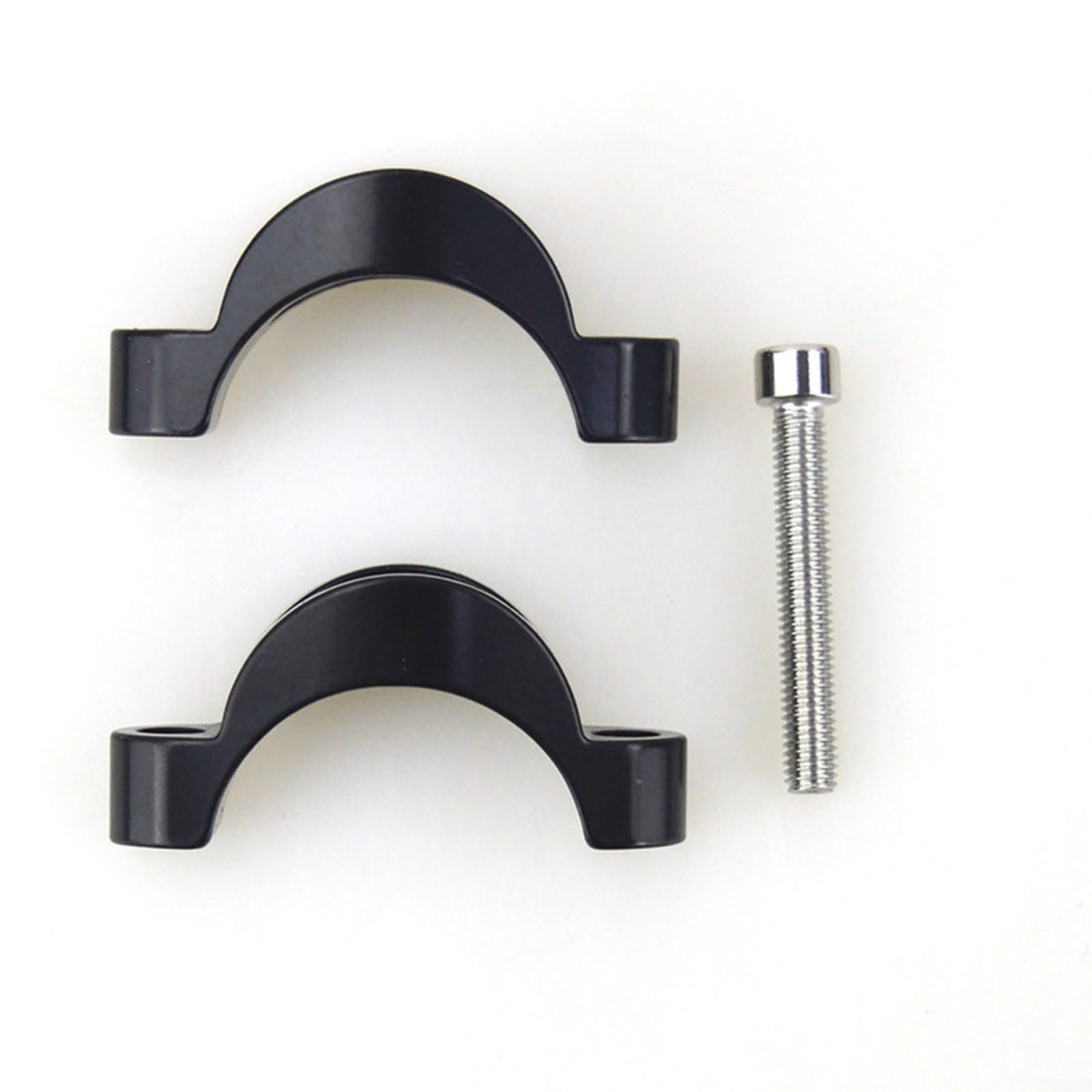 Entgoinggo Aluminium Alloy For TT Handlebar Riser Spacer For Aero Bar Stem Extension For Triathlon Trial Rest Pad Adjustable Height Booster Kit Black(10MM)