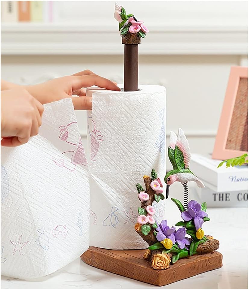 Countertop Paper Towel Holders,Resin Bird Paper Towel Holder,Kitchen Paper Towels Holder, 37.5*18.5*15cm